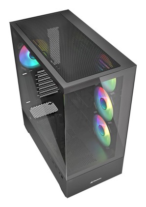 Sharkoon Case Ak6 Rgb Black Atx