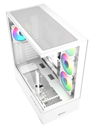 Sharkoon Case Ak6 Rgb White Atx