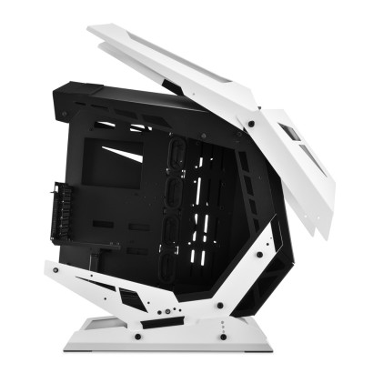 Sharkoon Case Elite Shark Ca700 Atx Open Frame, 2Xu3, 1X Usb-C, Vetro Temperato, 5Xargb Fan, Argb Controller