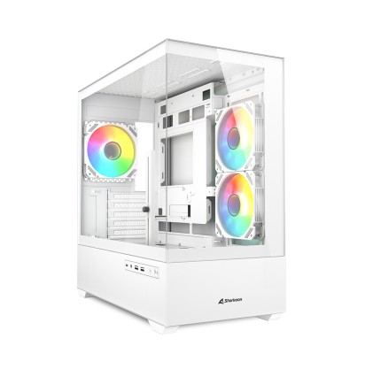 Sharkoon Case Mk6 Rgb White Micro - Atx
