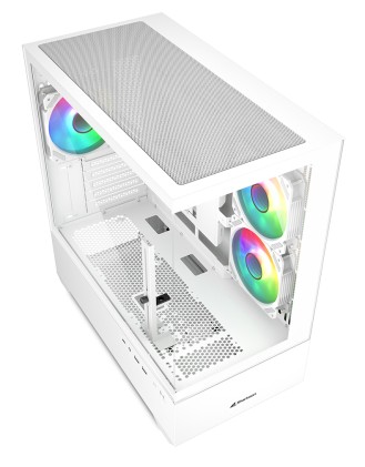 Sharkoon Case Mk6 Rgb White Micro - Atx