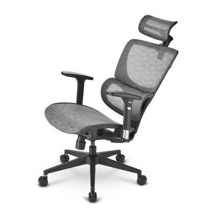 Sharkoon Sedia Office, Full Mesh, Class-4 Gaslift, 3D Armrest  Headrest, 5 Heights Adjustable Backr