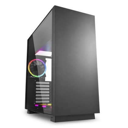 Sharkoon Case Atx Pure Steel, 7 Slot, 2Xusb3, 1X120Mm Rgb Fan Front, 3X120Mm Rgb Fan Rear