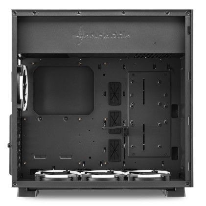 Sharkoon Case Atx Pure Steel, 7 Slot, 2Xusb3, 1X120Mm Rgb Fan Front, 3X120Mm Rgb Fan Rear