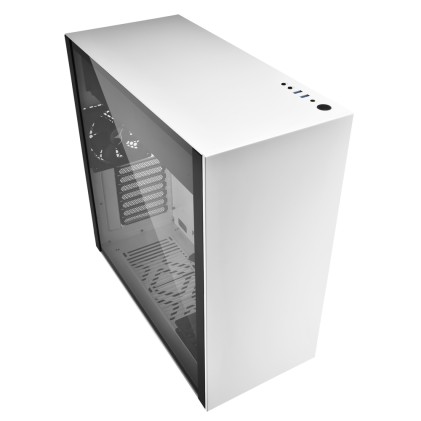 Sharkoon Pure Steel Midi Tower Nero, Bianco