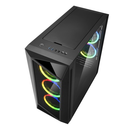 Sharkoon Case Rev200 Atx 7 Slots Expansion 2 Usb 3.0, 2 Usb 2.0, Drive Bay Da 2,5"/3,5"