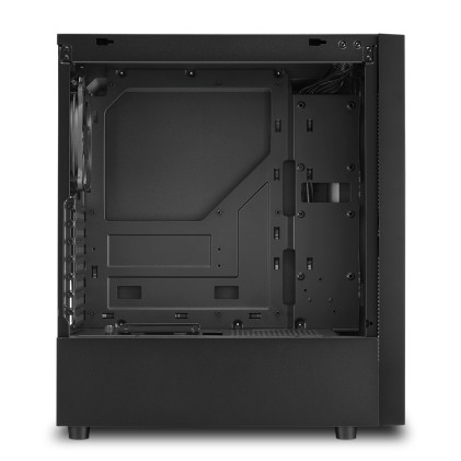 Sharkoon Case Atx 1Xusb 2.0, 2Xusb 3.0, Vetro Temperato, 1X 120Mm Fan Front, 7 Slot Espansione, Argb Controller, Pannello Frontale Illuminato