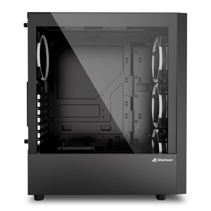 Sharkoon Case Rgb Wave, Atx, Addressable, 7 Slot Expansion, 1 Usb-C, 2 Usb 3.0