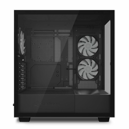 Sharkoon Case Rebel C60 Rgb Black Atx 2X U3, 1X Type-C,Trrs, 2X Tempered Glass, 4X 120 Argb Pwm, Arg