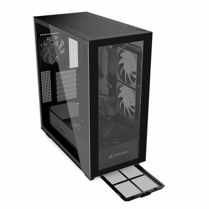 Sharkoon Case Rebel C60 Rgb Black Atx 2X U3, 1X Type-C,Trrs, 2X Tempered Glass, 4X 120 Argb Pwm, Arg