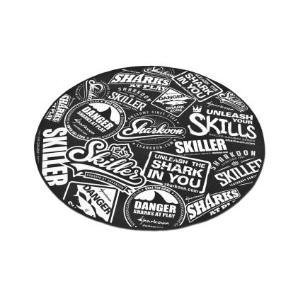 Sharkoon Tappeto Per Sedia Gaming Sfm10, Diametro 120 Cm, Spessore 5 Mm, Base Antiscivolo, Polieste