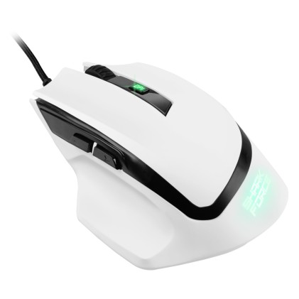 Sharkoon Mouse Gaming Shark-Force2-Wh, 4200 Dpi, Usb, 1.8Mt, Bianco