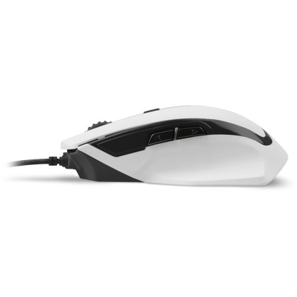 Sharkoon Mouse Gaming Shark-Force2-Wh, 4200 Dpi, Usb, 1.8Mt, Bianco