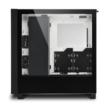 Sharkoon Case Atx Elite Shark Ca300H 1Xusb-C, 2Xusb3.0, 2Xvetro Temperato, 8 Slot Espansione, 3X120M