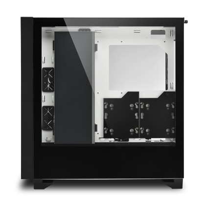 Sharkoon Case Atx 2Xusb 3.0, 1X Type-C, 2Xvetro Temperato, 8 Slot Espansione, 4Xargb Fan, Argb Controller