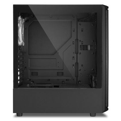 Sharkoon Case Sk3 Rgb Atx 7 Slot Espansione, Pannello Frontale Vetro Temperato, 2 Porte, 3Xusb2.0/3.