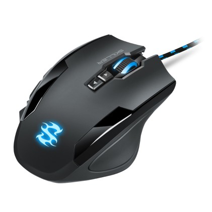 Sharkoon Mouse Gaming Skiller-Sgm1, 1600 Dpi, Rgb, 6 Tasti Configurabili, Usb, 1.8Mt