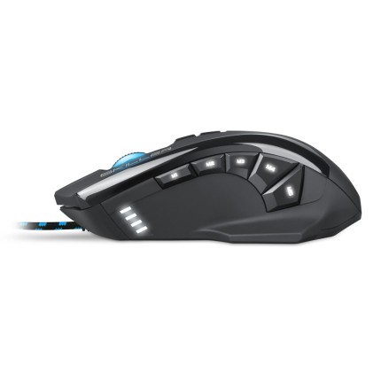 Sharkoon Mouse Gaming Skiller-Sgm1, 1600 Dpi, Rgb, 6 Tasti Configurabili, Usb, 1.8Mt