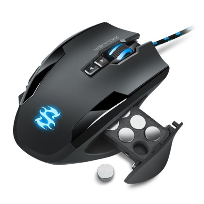 Sharkoon Mouse Gaming Skiller-Sgm1, 1600 Dpi, Rgb, 6 Tasti Configurabili, Usb, 1.8Mt