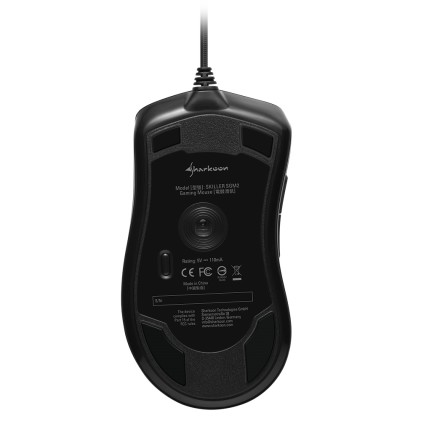 Sharkoon Mouse Gaming Skiller-Sgm2, 6400 Dpi, Rgb, 6 Tasti Configurabili, Usb, 1.8Mt