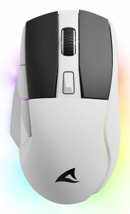 Sharkoon Mouse Skiller Sgm50 Bianco Cablato E Wireless, 6400 Dpi