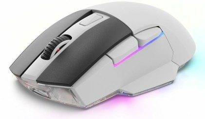 Sharkoon Mouse Skiller Sgm50 Bianco Cablato E Wireless, 6400 Dpi