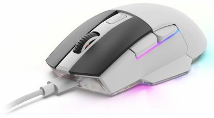 Sharkoon Mouse Skiller Sgm50 Bianco Cablato E Wireless, 6400 Dpi