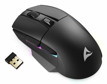 Sharkoon Mouse Skiller Sgm50 Nero Cablato E Wireless, 6400 Dpi