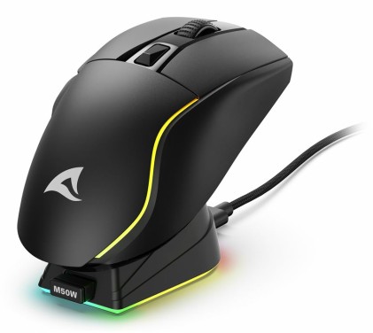 Sharkoon Mouse Skiller Sgm50 Nero Cablato E Wireless, 6400 Dpi