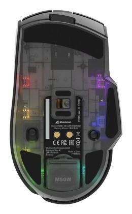 Sharkoon Mouse Skiller Sgm50 Nero Cablato E Wireless, 6400 Dpi