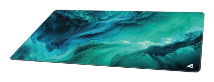 Sharkoon Skiller Sgp40 D10 Mousepad Tappetino Gaming 1000 X 500 X 3  Mm  Nube Blu/Verde