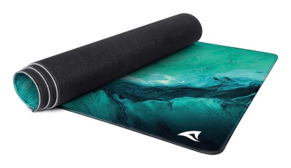 Sharkoon Skiller Sgp40 D10 Mousepad Tappetino Gaming 1000 X 500 X 3  Mm  Nube Blu/Verde