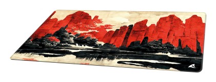 Sharkoon Skiller Sgp40 D11 Mousepad Tappetino Gaming 1000 X 500 X 3  Mm Roccia Rossa