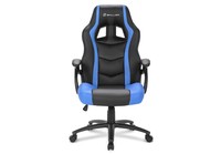 Sharkoon Gaming Chair Skiller Sgs1 Pelle Sintetica, Braccioli Imbottiti, Schienale Regolabile, Base In Alluminio, Black/Blue