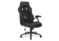Sharkoon Gaming Chair Skiller Sgs1 Pelle Sintetica, Braccioli Imbottiti, Schienale Regolabile, Base In Alluminio, Black