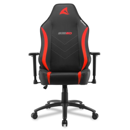Sharkoon Sedia Gaming Skiller Sgs20 In Pelle Sintetica Seduta E Schienale Imbottito Nero E Rosso