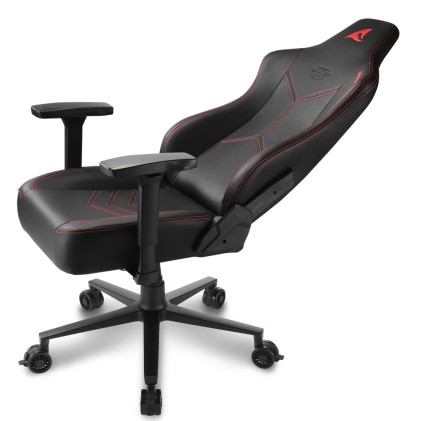 Sharkoon Sedia Gaming Sgs30 In Pelle Sintetica Seduta E Schienale Imbottito Nero E Rosso