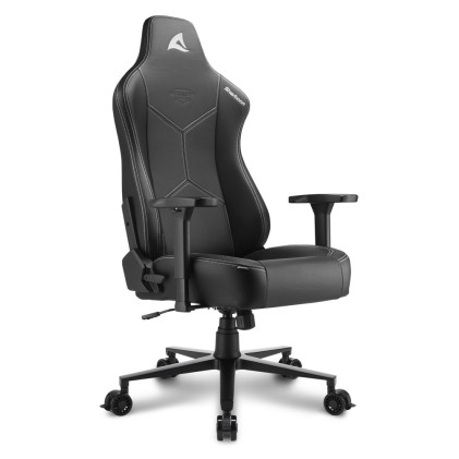 Sharkoon Sedia Gaming Sgs30 In Pelle Sintetica Seduta E Schienale Imbottito Nero E Bianco