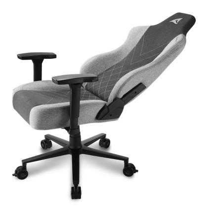 Sharkoon Sedia Gaming Sgs30 Fabric In Tessuto Dimensioni Comfort Nero E Bianco