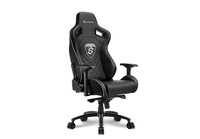 Sharkoon Skiller Sgs4 Sedia Gaming In Pelle, Braccioli E Schienale Regolabili, Telaio Acciaio, Doppi