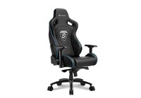 Sharkoon Skiller Sgs4 Sedia Gaming In Pelle, Braccioli E Schienale Regolabili, Telaio Acciaio, Doppi