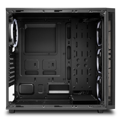 Sharkoon Case Tg4M Rgb Atx Vetro Temperato 6 Slot Espansione, 3X120Mm Fan Front, 1X120Mm Fan Rear