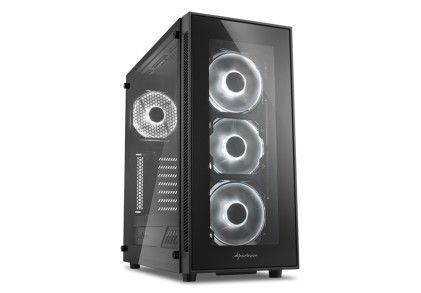 Sharkoon Case Tg5, Atx, 2Xusb2 ,2Xusb3, 7 Slots, 3X120 Led Front 1X120 Rear, Window Vetro Temperato, White