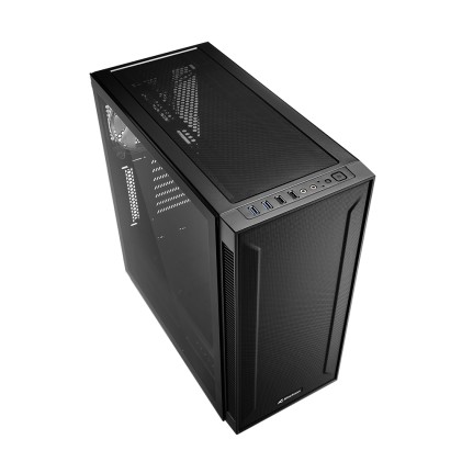 Sharkoon Case Atx Tg6M Rgb 2Xusb 2.0, 2Xusb 3.0, Vetro Temperato, 4X 120 Argb, Argb Controller