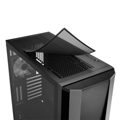 Sharkoon Case Tg7M Rgb Atx Vetro Temperato, 7 Slot Espansione, 3X120Mm Fan Front, 1X120Mm Fan Rear
