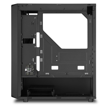 Sharkoon Case Tk4 Rgb 7 Slot Espansione, Pannello Frontale Vetro Temperato, 3 Porte, 3Xusb2.0/3.0, I