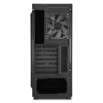 Sharkoon Case Tk4 Rgb 7 Slot Espansione, Pannello Frontale Vetro Temperato, 3 Porte, 3Xusb2.0/3.0, I