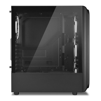 Sharkoon Case Tk5M Rgb Atx 1Xusb 3.2, 2Xusb 3.0, Vetro Temperato, 3X120Mm Fan Front