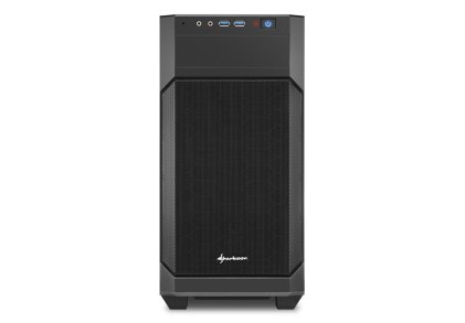 Sharkoon Case Mini-Itx, Micro-Atx, 2Xusb3.0, Audio In-Out, 1X120Mm Fan Front, 1X120Mm Fan Rear