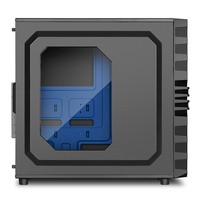 Sharkoon VG4-W Midi Tower Nero, Blu